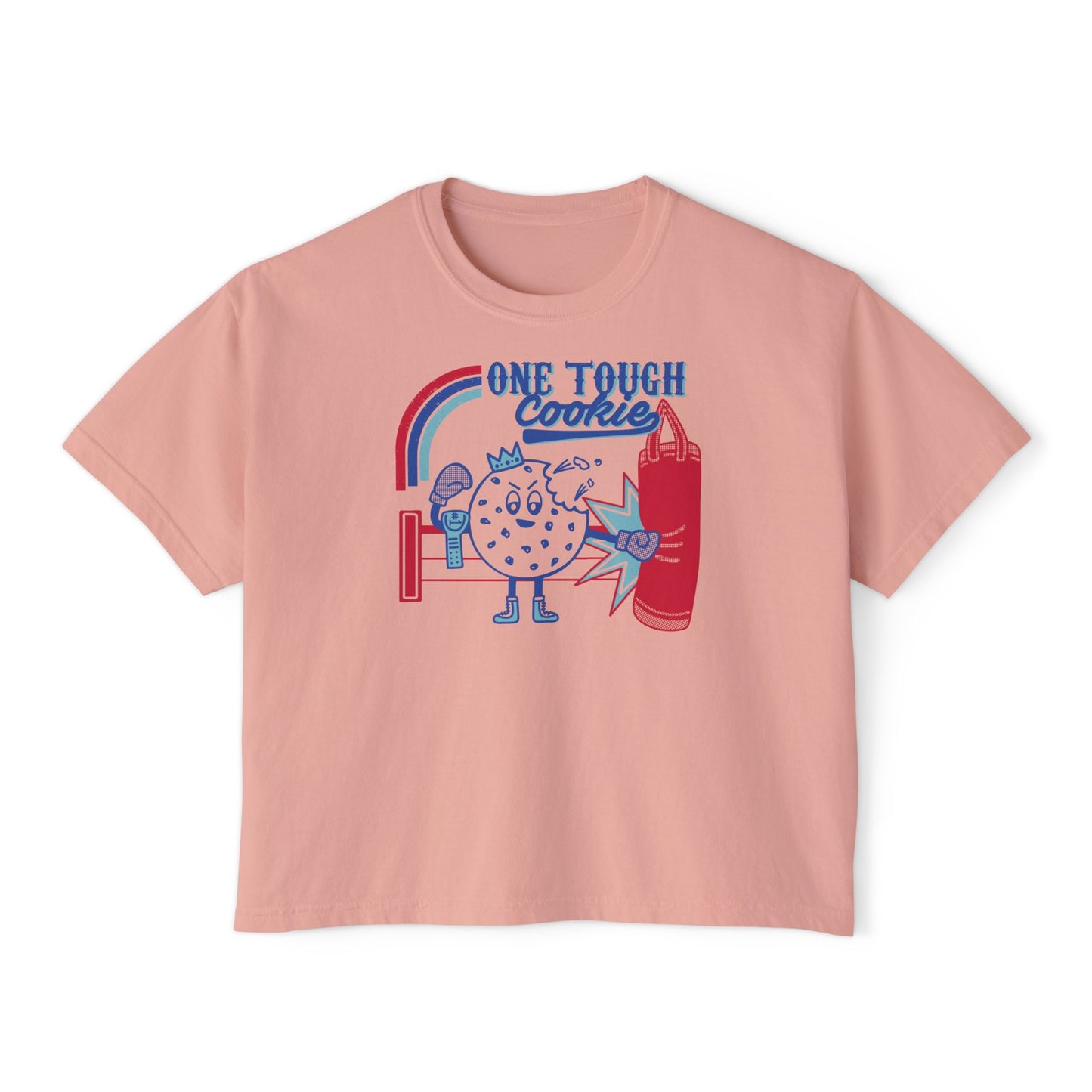 One Tough Cookie Boxy Cropped T-Shirt