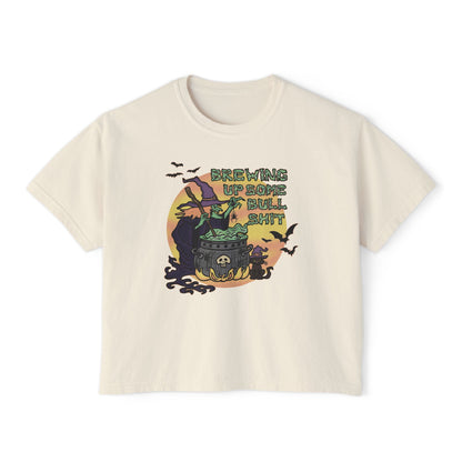 Brewing Up Some BS Boxy Cropped T-Shirt